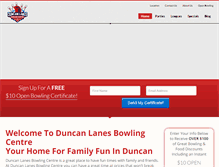 Tablet Screenshot of duncanlanes.com
